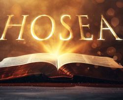 Bible opened to Hosea